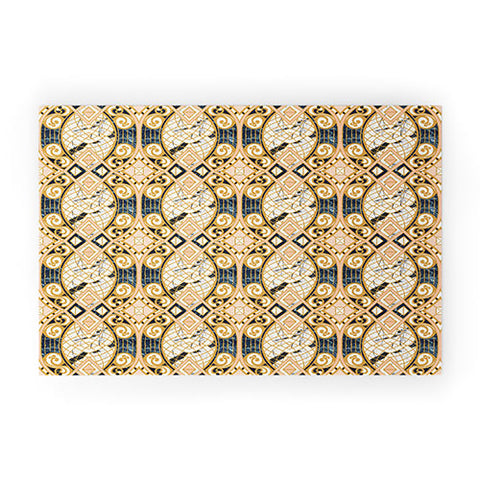 Marta Barragan Camarasa Pattern mosaic marble art deco Welcome Mat