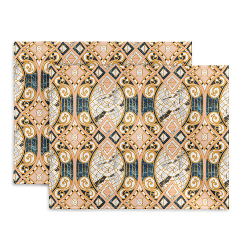 Marta Barragan Camarasa Pattern mosaic marble art deco Placemat
