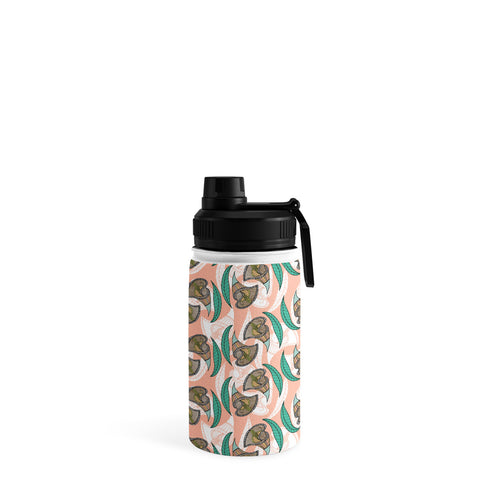 Marta Barragan Camarasa Pattern of African flowers Water Bottle