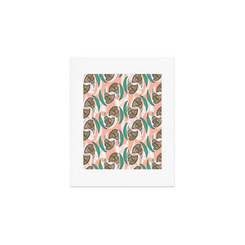 Marta Barragan Camarasa Pattern of African flowers Art Print