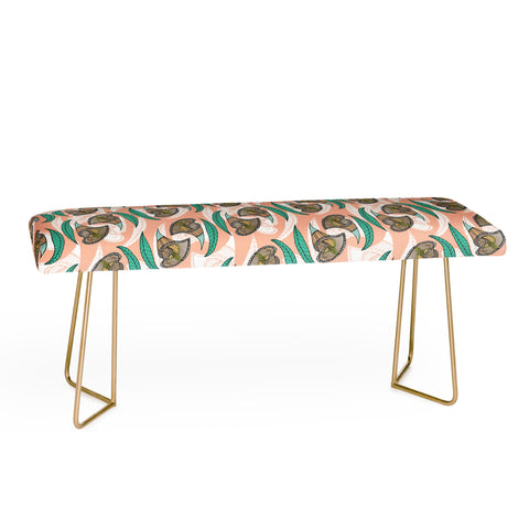 Marta Barragan Camarasa Pattern of African flowers Bench