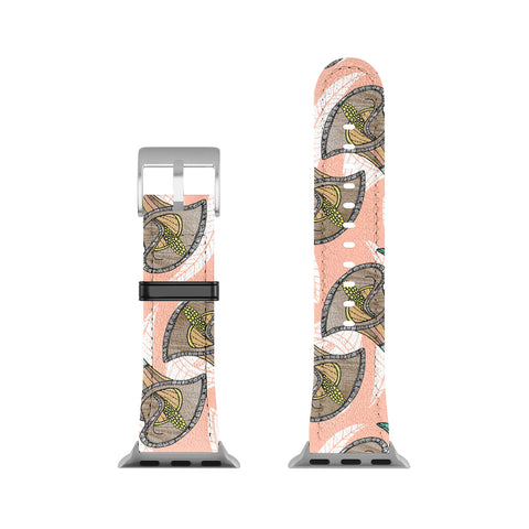 Marta Barragan Camarasa Pattern of African flowers Apple Watch Band