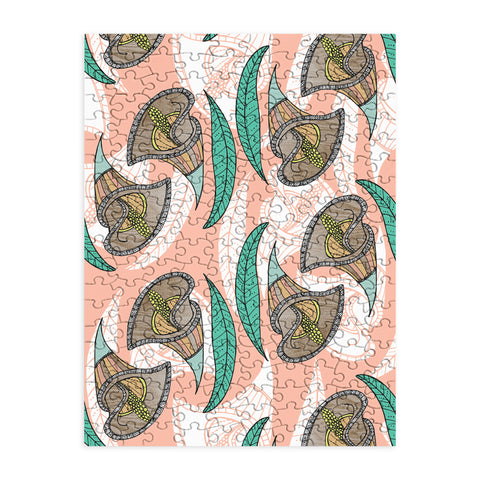 Marta Barragan Camarasa Pattern of African flowers Puzzle