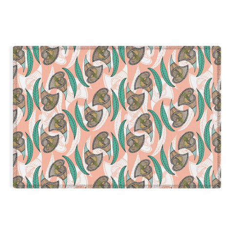 Marta Barragan Camarasa Pattern of African flowers Outdoor Rug