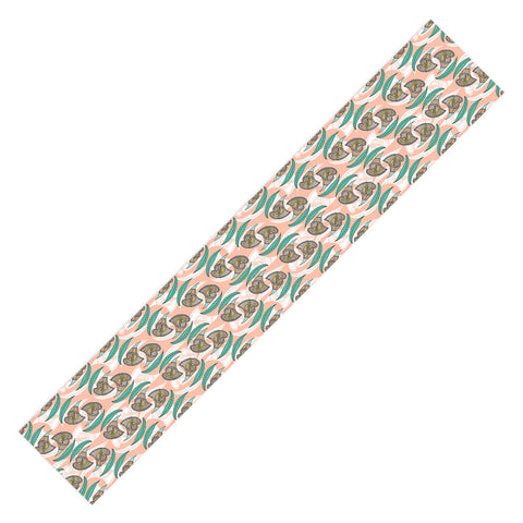 Marta Barragan Camarasa Pattern of African flowers Table Runner