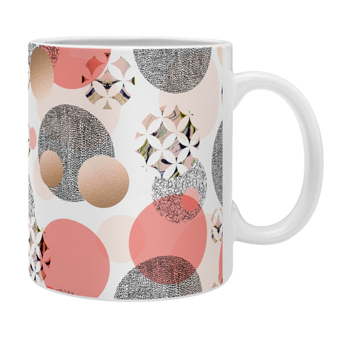 Marta Barragan Camarasa Pattern of textured circles Coffee Mug