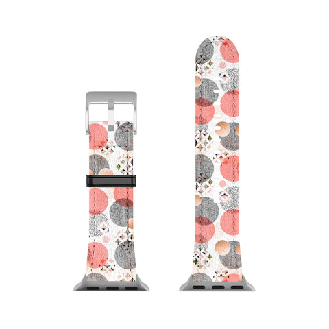 Marta Barragan Camarasa Pattern of textured circles Apple Watch Band