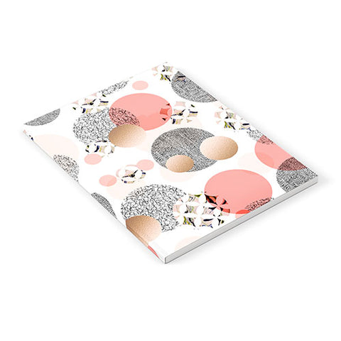 Marta Barragan Camarasa Pattern of textured circles Notebook