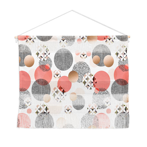 Marta Barragan Camarasa Pattern of textured circles Wall Hanging Landscape