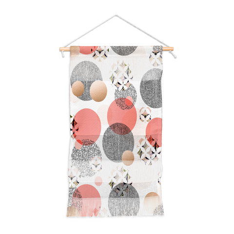 Marta Barragan Camarasa Pattern of textured circles Wall Hanging Portrait