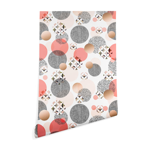 Marta Barragan Camarasa Pattern of textured circles Wallpaper