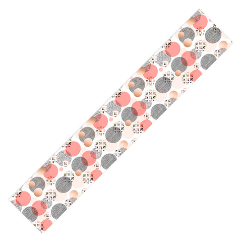 Marta Barragan Camarasa Pattern of textured circles Table Runner