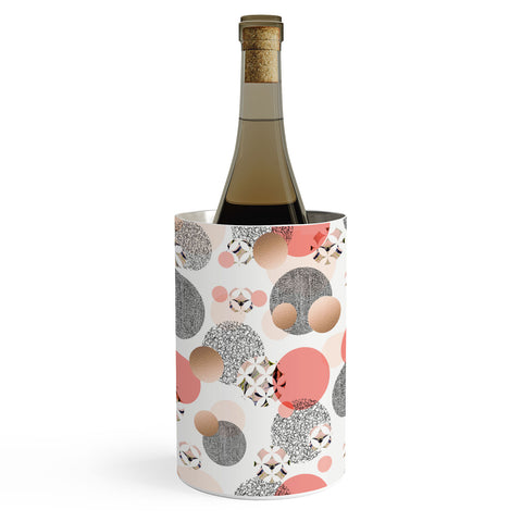 Marta Barragan Camarasa Pattern of textured circles Wine Chiller