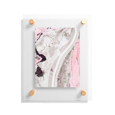 Marta Barragan Camarasa Pink and gray marble Floating Acrylic Print