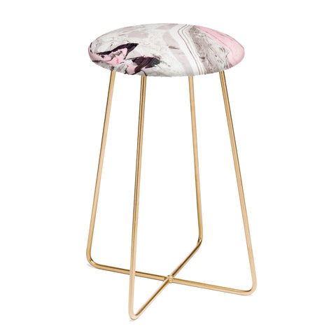 Marta Barragan Camarasa Pink and gray marble Counter Stool