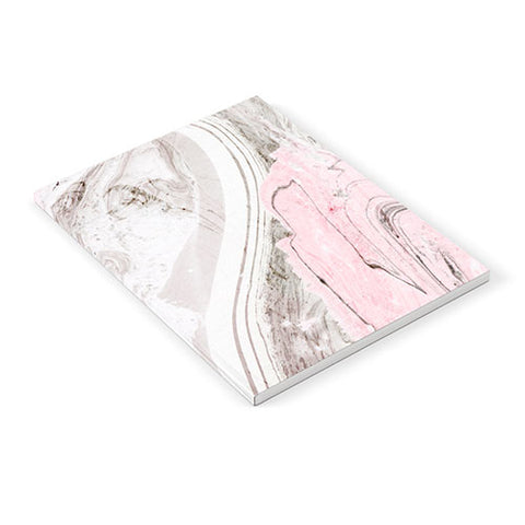 Marta Barragan Camarasa Pink and gray marble Notebook