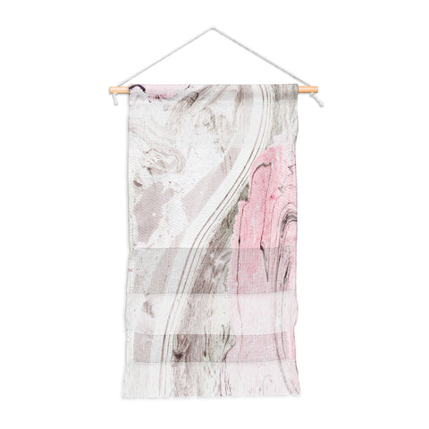 Marta Barragan Camarasa Pink and gray marble Wall Hanging Portrait