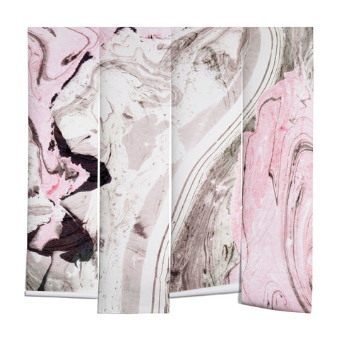 Marta Barragan Camarasa Pink and gray marble Wall Mural