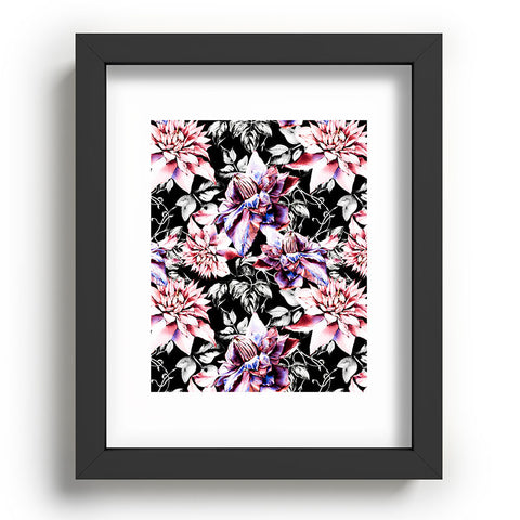 Marta Barragan Camarasa Pink bloom in the dark Recessed Framing Rectangle