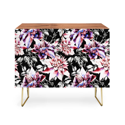 Marta Barragan Camarasa Pink bloom in the dark Credenza
