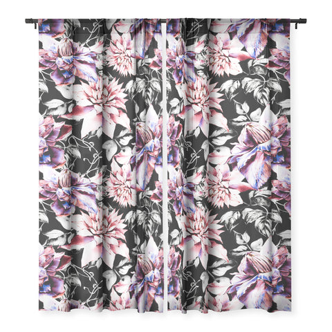 Marta Barragan Camarasa Pink bloom in the dark Sheer Non Repeat