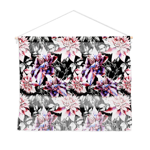 Marta Barragan Camarasa Pink bloom in the dark Wall Hanging Landscape