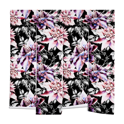 Marta Barragan Camarasa Pink bloom in the dark Wall Mural