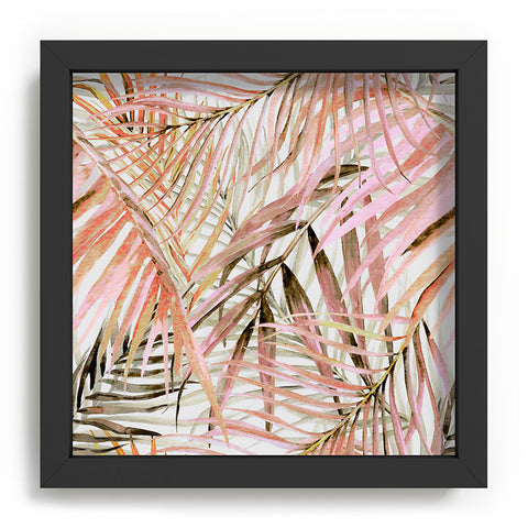 Marta Barragan Camarasa Pink leaf Recessed Framing Square