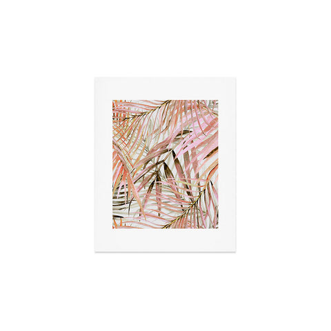 Marta Barragan Camarasa Pink leaf Art Print