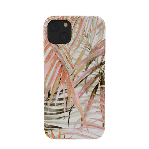 Marta Barragan Camarasa Pink leaf Phone Case