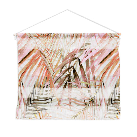 Marta Barragan Camarasa Pink leaf Wall Hanging Landscape