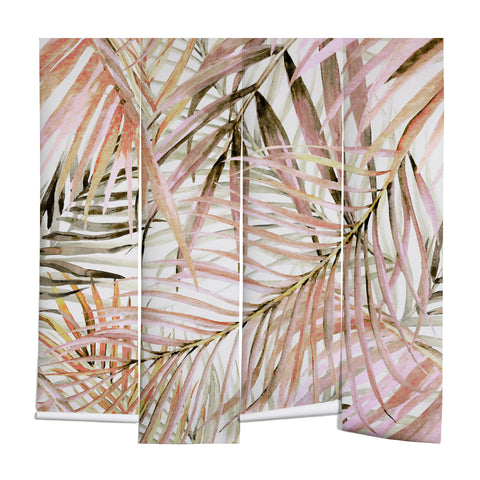 Marta Barragan Camarasa Pink leaf Wall Mural