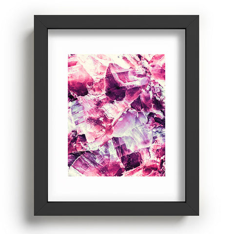 Marta Barragan Camarasa Pink mineral texture detail Recessed Framing Rectangle