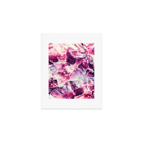 Marta Barragan Camarasa Pink mineral texture detail Art Print