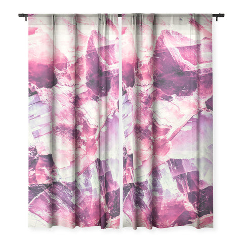 Marta Barragan Camarasa Pink mineral texture detail Sheer Non Repeat