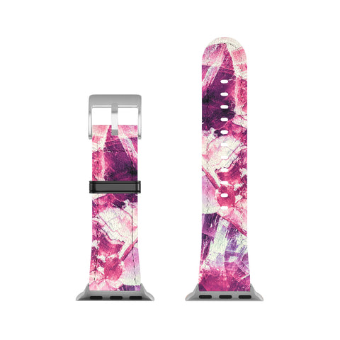 Marta Barragan Camarasa Pink mineral texture detail Apple Watch Band