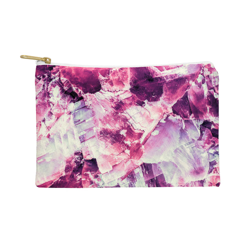 Marta Barragan Camarasa Pink mineral texture detail Pouch