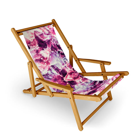 Marta Barragan Camarasa Pink mineral texture detail Sling Chair