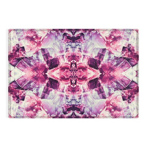 Marta Barragan Camarasa Pink mineral texture detail Outdoor Rug