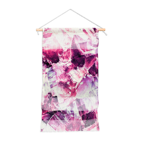 Marta Barragan Camarasa Pink mineral texture detail Wall Hanging Portrait