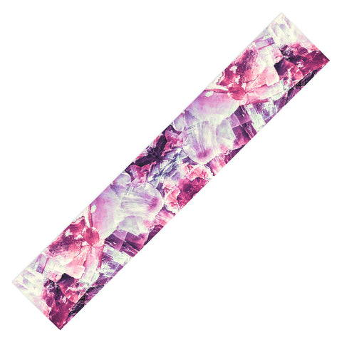 Marta Barragan Camarasa Pink mineral texture detail Table Runner