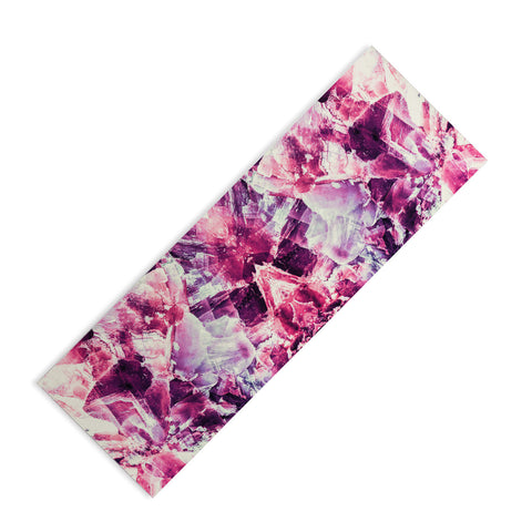 Marta Barragan Camarasa Pink mineral texture detail Yoga Mat