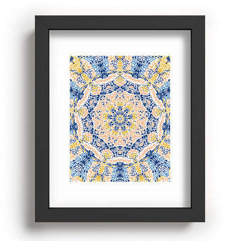 Marta Barragan Camarasa Pointillism mandala Recessed Framing Rectangle