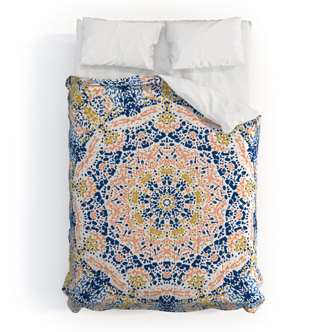 Marta Barragan Camarasa Pointillism mandala Comforter