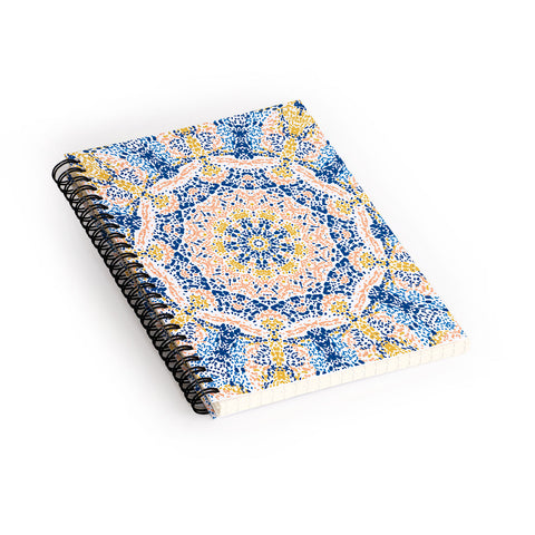 Marta Barragan Camarasa Pointillism mandala Spiral Notebook