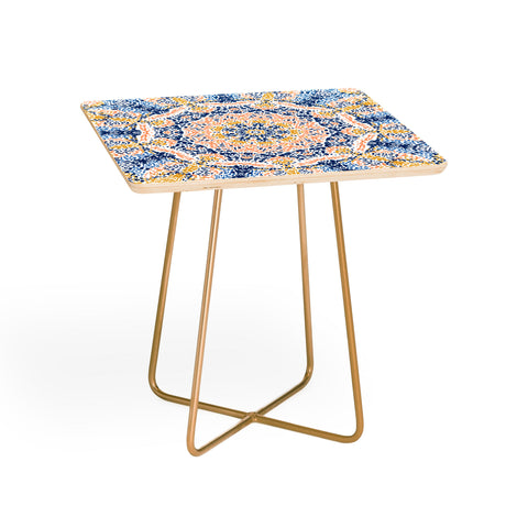 Marta Barragan Camarasa Pointillism mandala Side Table