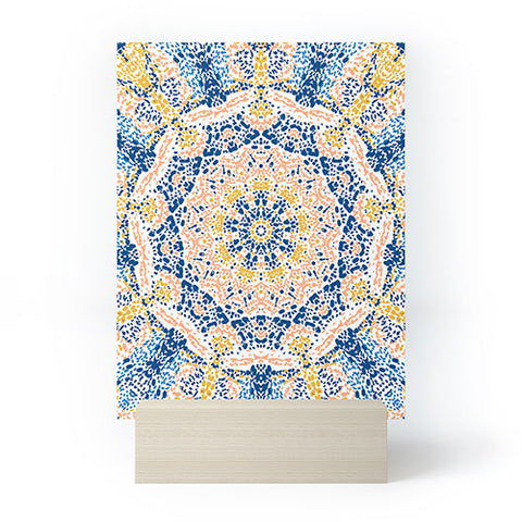 Marta Barragan Camarasa Pointillism mandala Mini Art Print