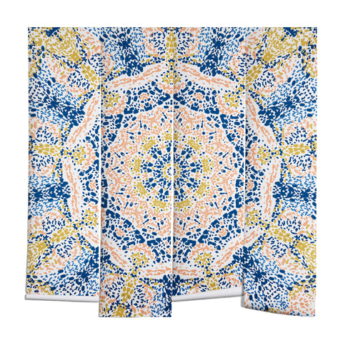 Marta Barragan Camarasa Pointillism mandala Wall Mural