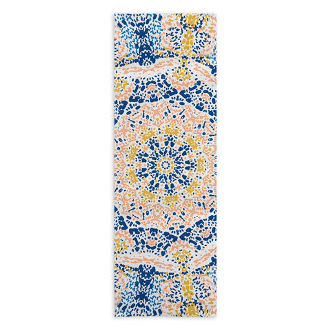 Marta Barragan Camarasa Pointillism mandala Yoga Towel