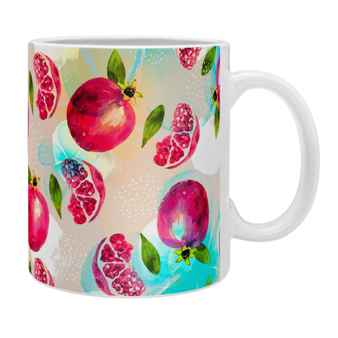 Marta Barragan Camarasa Pomegranate Pattern Coffee Mug